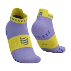Compressport Pro Racing V4.0 Logo Calze - Jacaranda/Maize