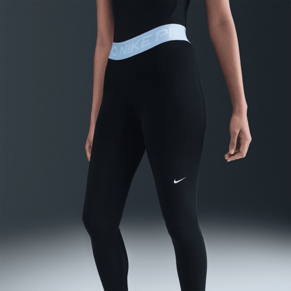 Nike Pro 365 Tights - Black/Celestine Blue/White