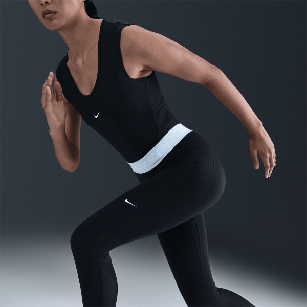 Nike Pro 365 Tights - Black/Celestine Blue/White