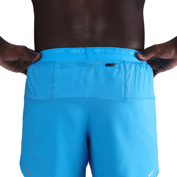Nike Dri-FIT Stride 5in Pantaloncini - Blue Hero/Black/Reflective Silver