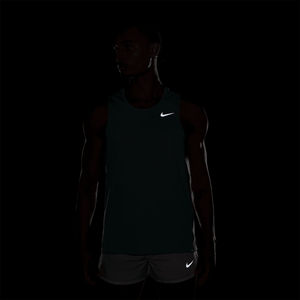 Nike Dri-FIT Miler Run Canotta - Cannon/Reflective Silver
