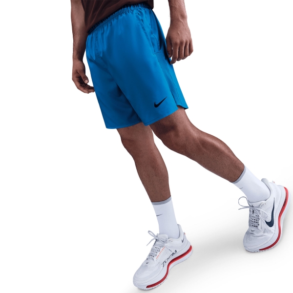Nike Challenger Logo 7in Pantaloncini - Blue Hero/Black/Reflective Silver