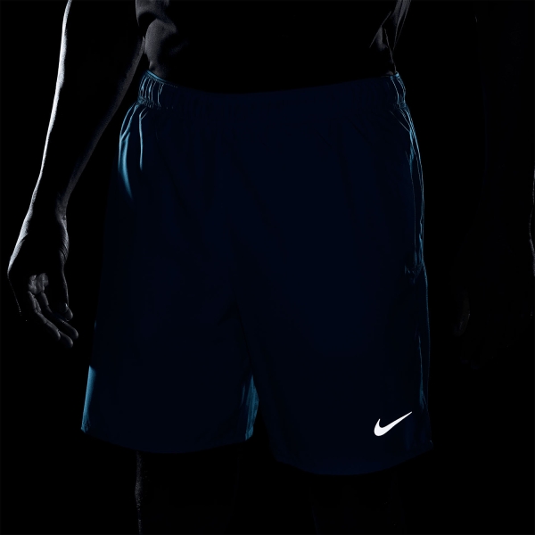 Nike Challenger Logo 7in Pantaloncini - Blue Hero/Black/Reflective Silver