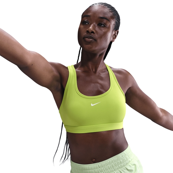 Nike Swoosh Light Reggiseno Sportivo - Cyber/White