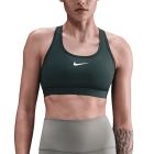 Nike Swoosh Reggiseno Sportivo - Seaweed/White
