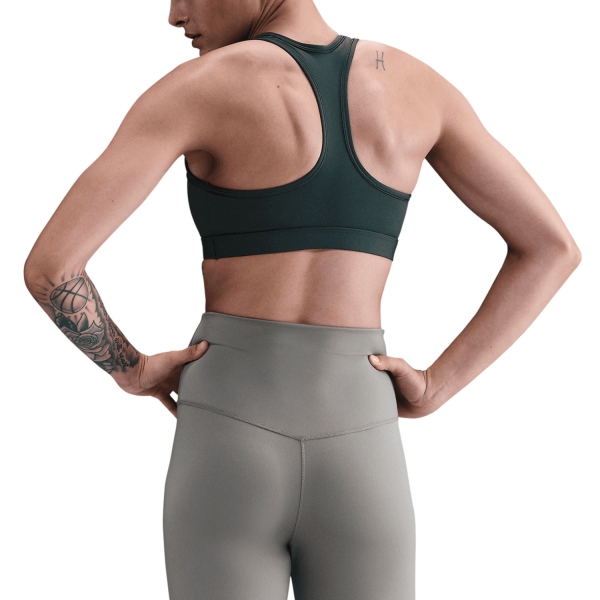 Nike Swoosh Reggiseno Sportivo - Seaweed/White
