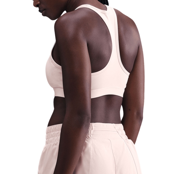 Nike Swoosh Reggiseno Sportivo - Silt Red/White