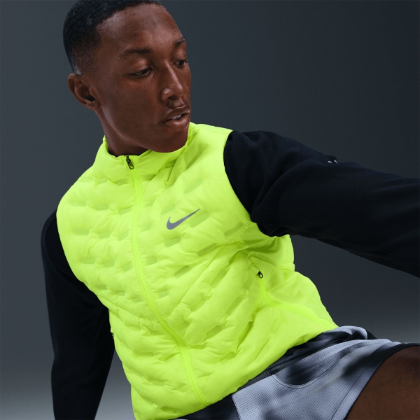Nike Therma FIT ADV Repel Gilet - Volt/Reflective Black