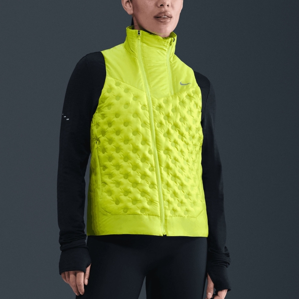 Women's Running Jacket Nike ThermaFIT ADV Repel AeroLoft Vest  Cyber FB7606389
