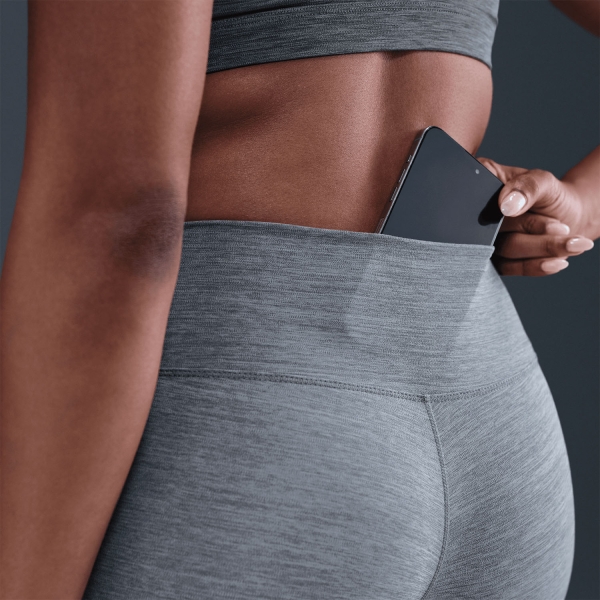 Nike Dri-FIT One 7/8 Tights - Smoke Grey/Heather
