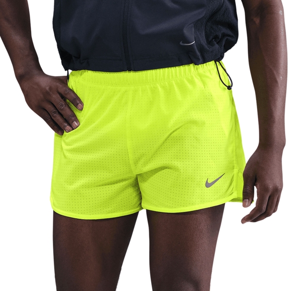 Men's Running Shorts Nike DriFIT Fast 3in Shorts  Volt/Black/Reflective Silver FN3355702