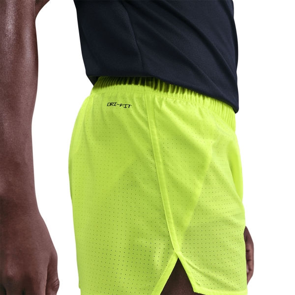 Nike Dri-FIT Fast 3in Pantaloncini - Volt/Black/Reflective Silver