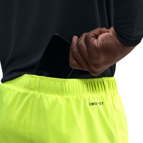 Nike Dri-FIT Fast 3in Pantaloncini - Volt/Black/Reflective Silver