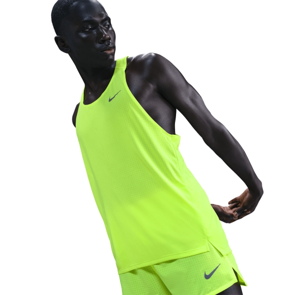 Nike Dri-FIT Fast Canotta - Volt/Reflective Silver
