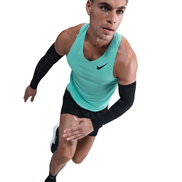 Nike Dri-FIT ADV AeroSwift Canotta - Hyper Turquoise/Black