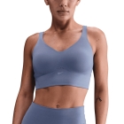 Nike Alate Logo Reggiseno Sportivo - World Indigo/White