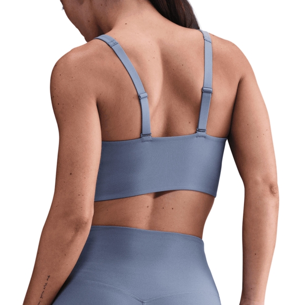 Nike Alate Logo Reggiseno Sportivo - World Indigo/White