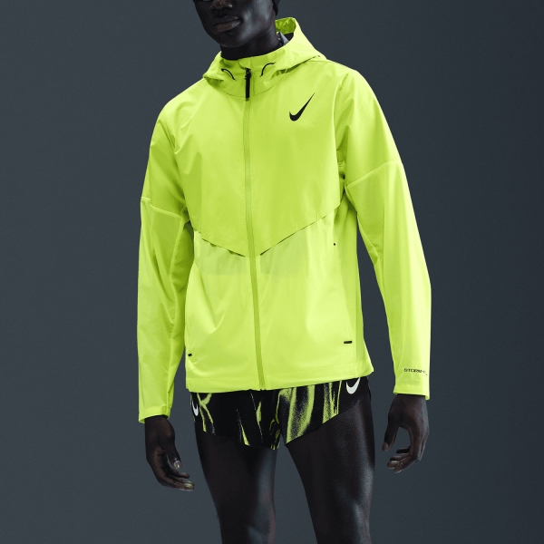 Giacca Running Uomo Nike StormFIT Advanced Aeroswift Giacca  Volt/Black FZ9039702