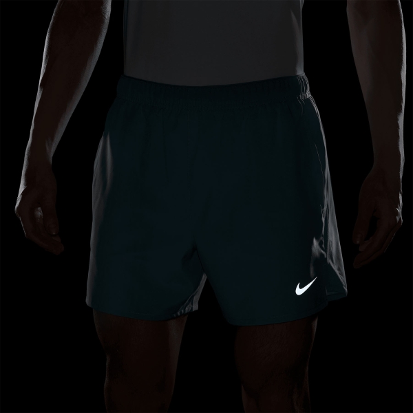Nike Challenger 2 in 1 5in Pantaloncini - Cannon/Black/Reflective Silver