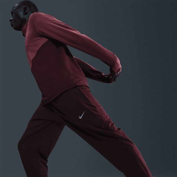 Nike Dri-FIT Challenger Pants - Burgundy Crush/Reflective Silver