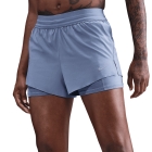 Nike Swift 2 in 1 2.5in Pantaloncini - World Indigo/Reflective Silver