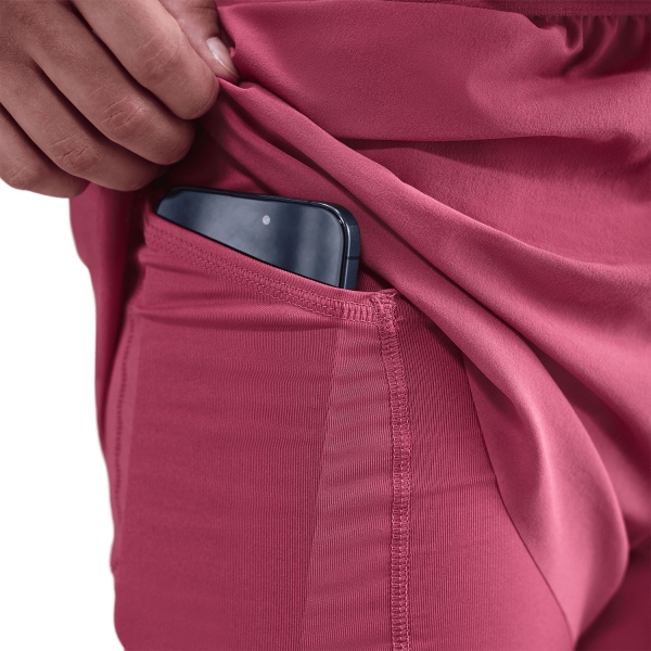 Nike Swift 2 in 1 2.5in Pantaloncini - Sweet Beet/Reflective Silver