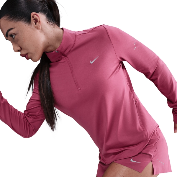 Nike Dri-FIT Swift UV Maglia - Sweet Beet/Reflective Silver