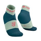Compressport Ultra Trail Low V2.0 Calze - Stargazer/Aqua/Fluo Red