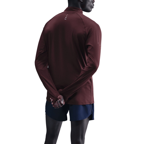 Nike Stride Camisa - Burgundy Crush/Reflective Silver