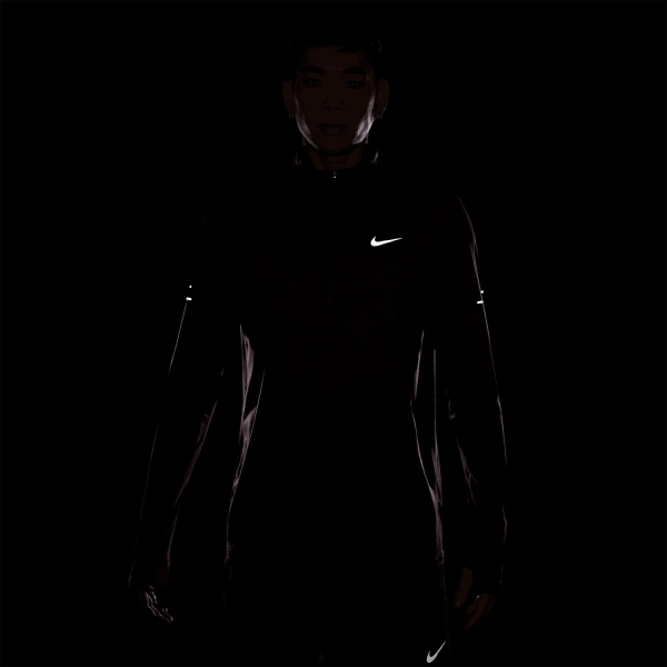 Nike Stride Camisa - Burgundy Crush/Reflective Silver