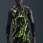 Nike Dri-FIT ADV AeroSwift AOP Tank - Volt/White