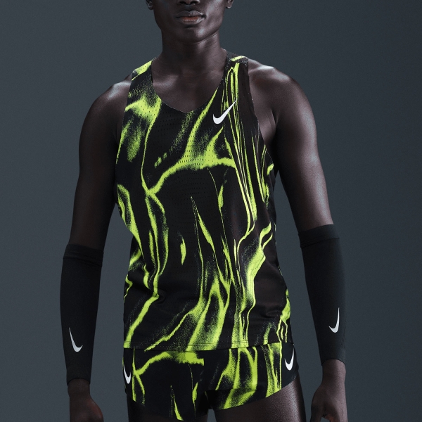 Men's Running Tank Nike DriFIT ADV AeroSwift AOP Tank  Volt/White HV2643702