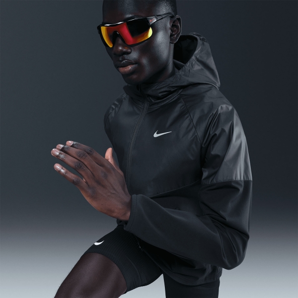 Nike Repel Winterized Miler Giacca - Black/Anthracite/Reflective Silver
