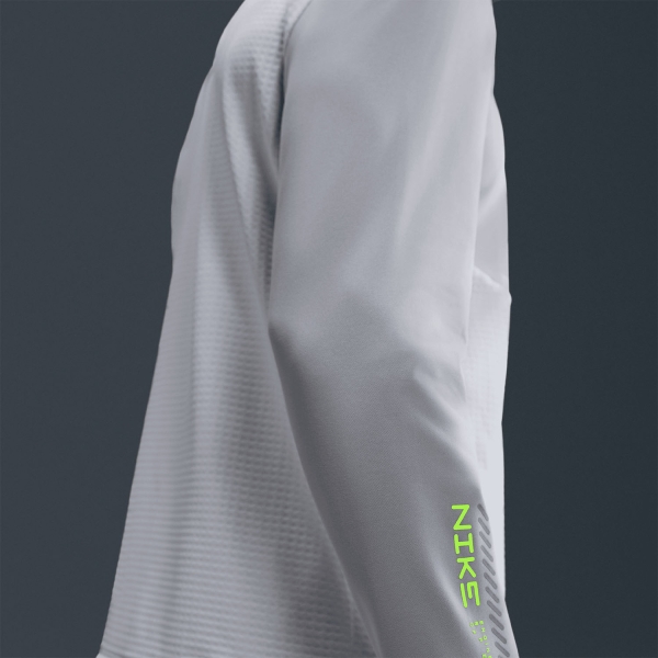Nike Pacer Winterized Maglia - Pure Platinum/Light Smoke Grey/Volt/Reflective Silver