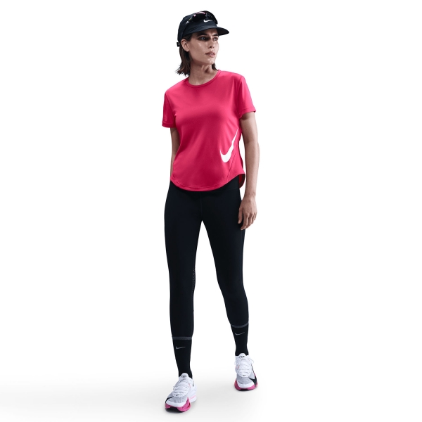 Nike Tempo Swoosh Maglietta - Rush Pink/White
