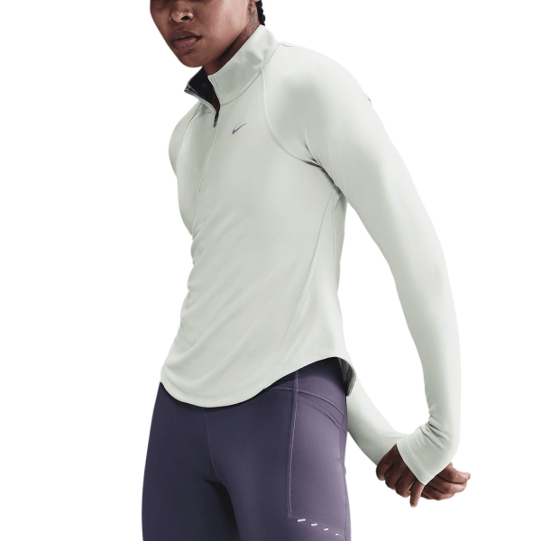 Nike Tempo Swoosh Maglia - Light Silver/White
