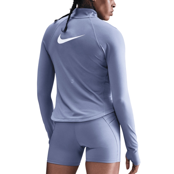 Nike Tempo Swoosh Maglia - World Indigo/White