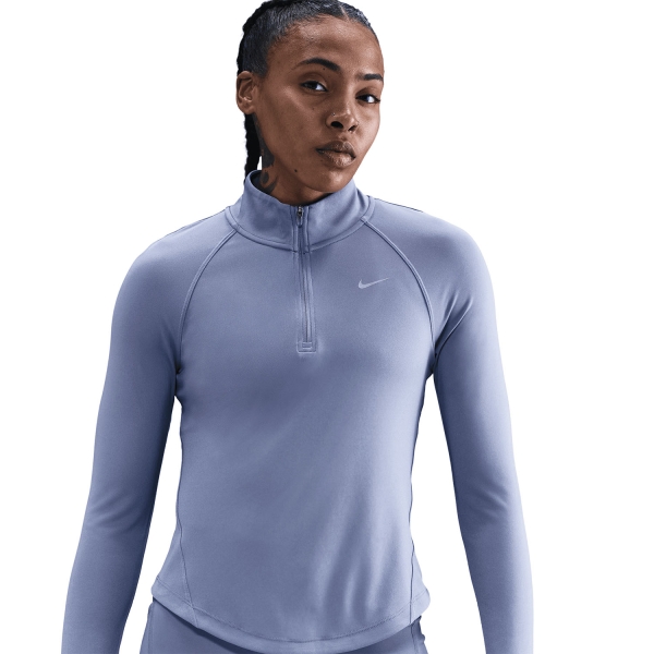 Nike Tempo Swoosh Maglia - World Indigo/White