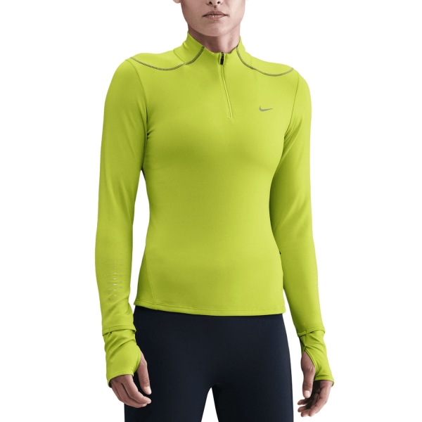 Maglia Running Donna Nike Swift ThermaFIT ADV Maglia  Cyber/Reflective Silver HV2944389