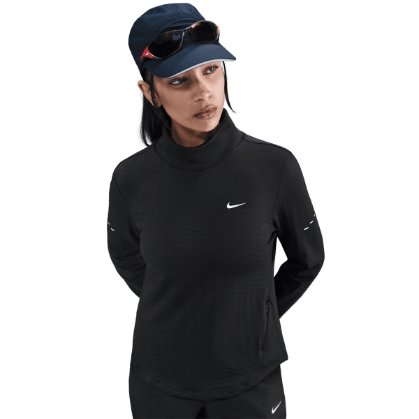 Nike Swift Camisa - Black/Reflective Silver