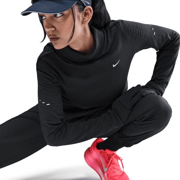 Nike Swift Camisa - Black/Reflective Silver