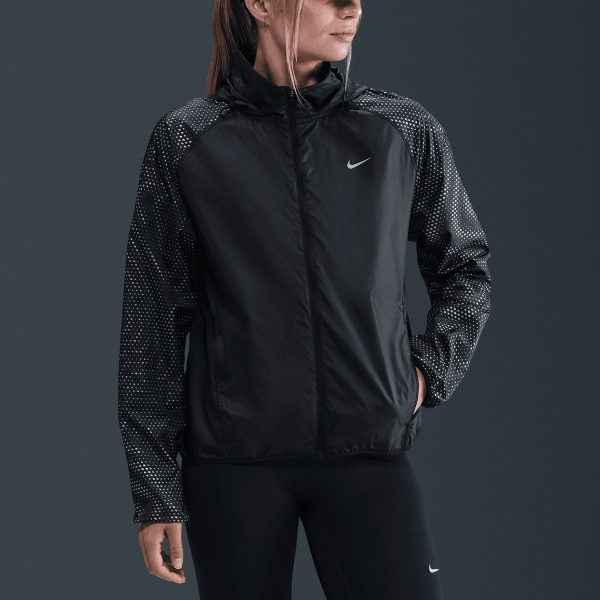 Chaqueta Running Mujer Nike Tempo Flash Chaqueta  Black/Reflective Silver HV2985010