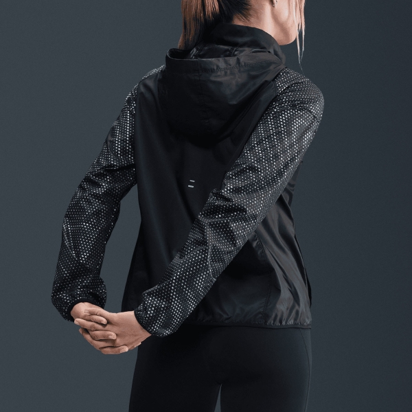 Nike Tempo Flash Giacca - Black/Reflective Silver