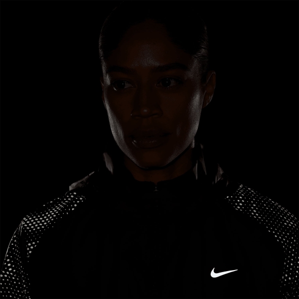 Nike Tempo Flash Giacca - Black/Reflective Silver