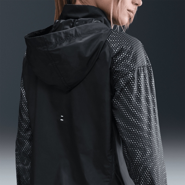 Nike Tempo Flash Giacca - Black/Reflective Silver