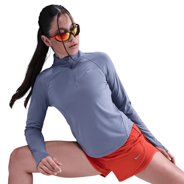 Nike Tempo Flash Maglia - World Indigo/Reflective Silver