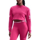 Nike Pro Dri-FIT Felpa - Rush Pink/Pink Foam/White