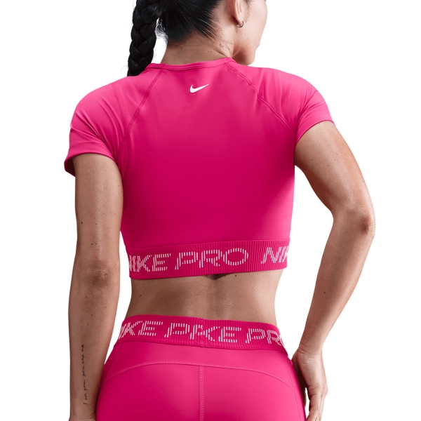 Nike Pro Dri-FIT Maglietta - Rush Pink/Pink Foam/White