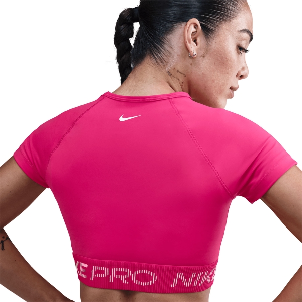 Nike Pro Dri-FIT Maglietta - Rush Pink/Pink Foam/White