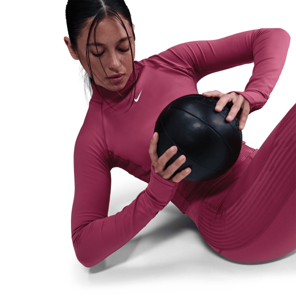 Nike Pro Maglia - Sweet Beet/White